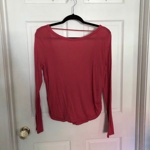 Hot pink long sleeve